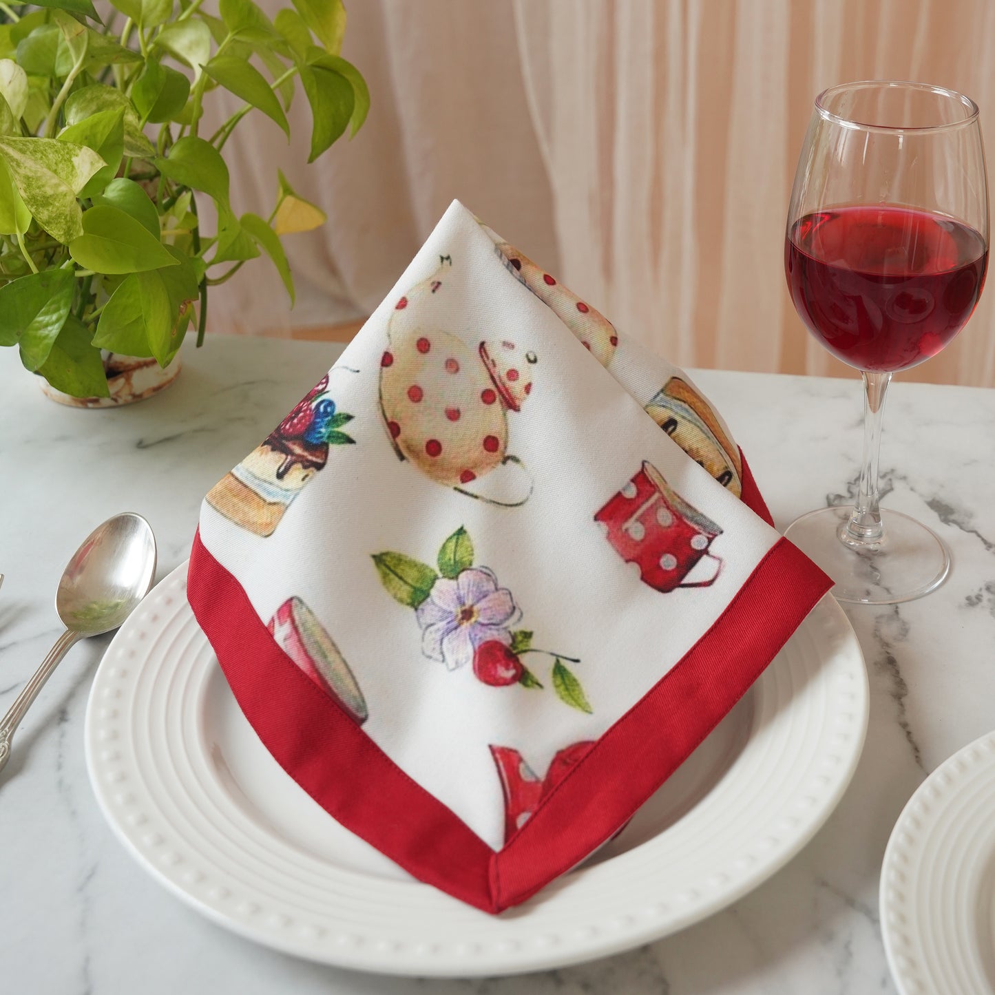 Whimsical Tea Party (Set of 4)