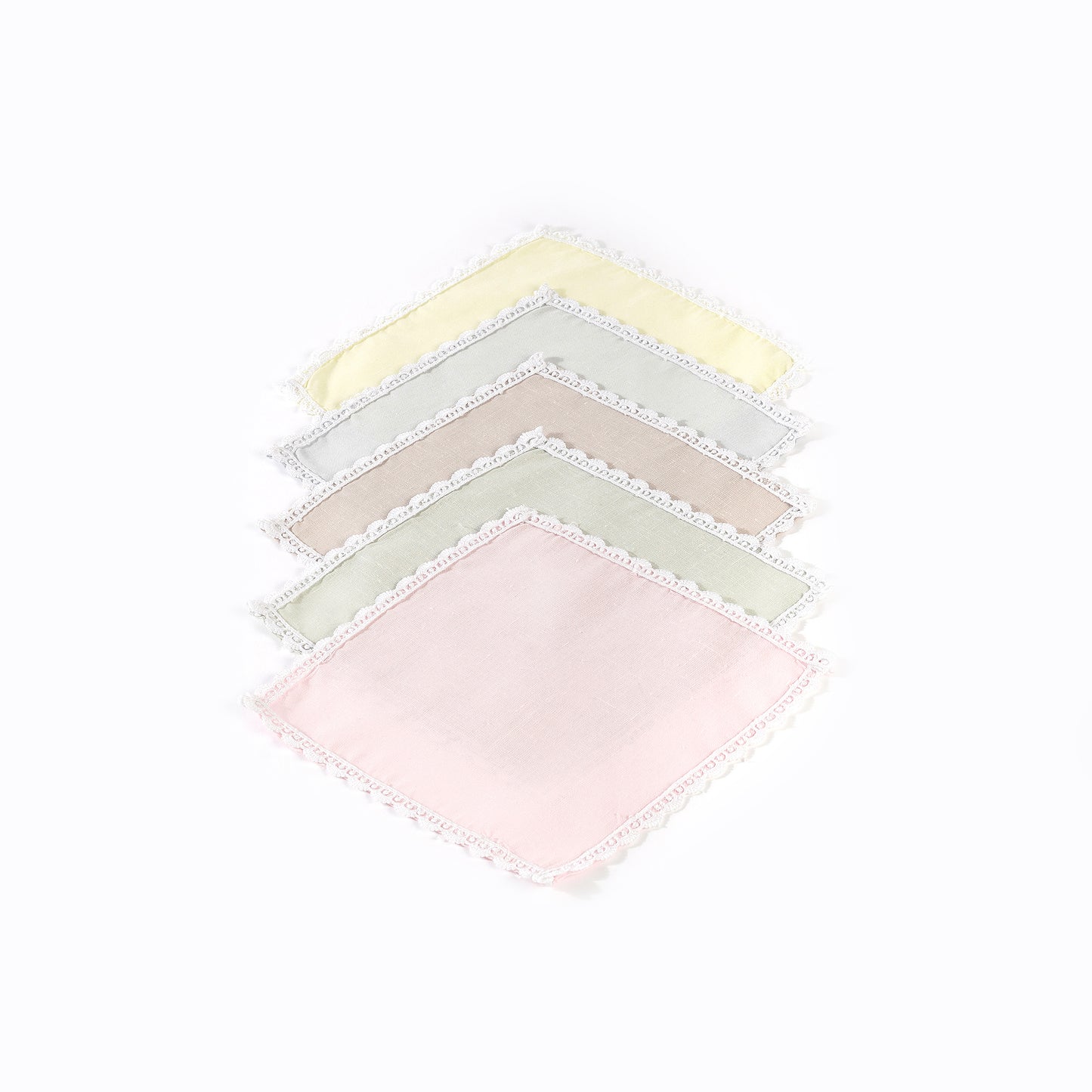Pastel Lace Napkin Set (Set of 12)